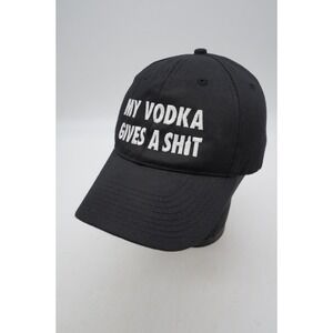 Absolut Vodka Strapback Hat Baseball Cap Black My Whiskey Gives A Sh*t OSFA
